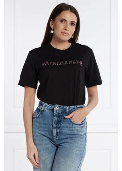 Patrizia Pepe T-shirt | Regular Fit ze sklepu Gomez Fashion Store w kategorii Bluzki damskie - zdjęcie 172834967