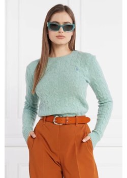 POLO RALPH LAUREN Wełniany sweter | Regular Fit | z dodatkiem kaszmiru ze sklepu Gomez Fashion Store w kategorii Swetry damskie - zdjęcie 172835445