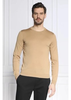 BOSS BLACK Wełniany sweter Leno-P | Slim Fit ze sklepu Gomez Fashion Store w kategorii Swetry męskie - zdjęcie 172836055