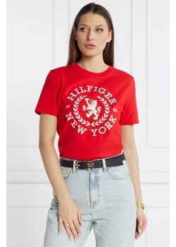 Tommy Hilfiger T-shirt REG CREST C-NK TEE SS | Regular Fit ze sklepu Gomez Fashion Store w kategorii Bluzki damskie - zdjęcie 172836126