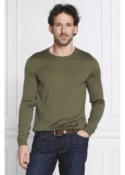 BOSS BLACK Wełniany sweter Leno-P | Slim Fit ze sklepu Gomez Fashion Store w kategorii Swetry męskie - zdjęcie 172836938