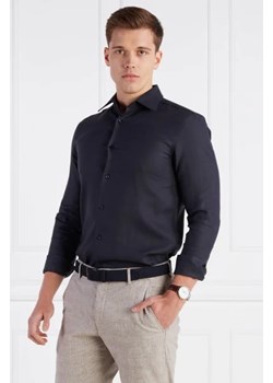 BOSS BLACK Lniana koszula H-HANK-kent-C1-214 | Slim Fit ze sklepu Gomez Fashion Store w kategorii Koszule męskie - zdjęcie 172837377
