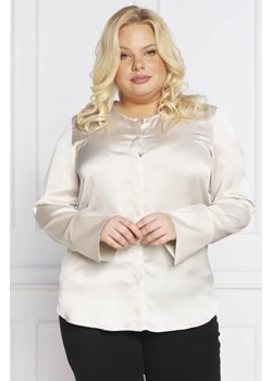 Persona by Marina Rinaldi Satynowa bluzka FASCIA plus size | Regular Fit ze sklepu Gomez Fashion Store w kategorii Bluzki damskie - zdjęcie 172837676