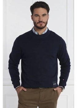 Tommy Hilfiger Sweter MONOTYPE GS TIPPED | Regular Fit | z dodatkiem jedwabiu ze sklepu Gomez Fashion Store w kategorii Swetry męskie - zdjęcie 172837996