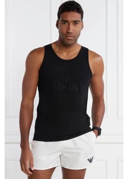 Emporio Armani Tank top | Regular Fit | z dodatkiem lnu ze sklepu Gomez Fashion Store w kategorii T-shirty męskie - zdjęcie 172838519
