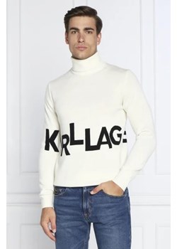 Karl Lagerfeld Wełniany golf | Regular Fit ze sklepu Gomez Fashion Store w kategorii Swetry męskie - zdjęcie 172839499