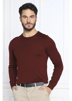 BOSS BLACK Wełniany sweter Leno-P | Slim Fit ze sklepu Gomez Fashion Store w kategorii Swetry męskie - zdjęcie 172840258