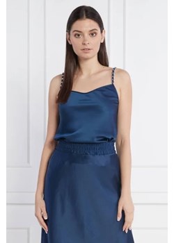 HUGO Satynowy top Cermila | Regular Fit ze sklepu Gomez Fashion Store w kategorii Bluzki damskie - zdjęcie 172841305