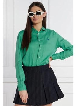 POLO RALPH LAUREN Lniana koszula | Regular Fit ze sklepu Gomez Fashion Store w kategorii Koszule damskie - zdjęcie 172842885