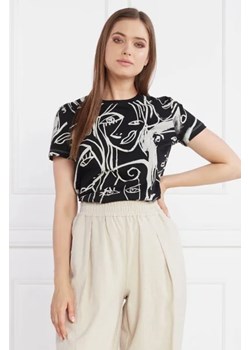 Desigual T-shirt | Regular Fit ze sklepu Gomez Fashion Store w kategorii Bluzki damskie - zdjęcie 172843558