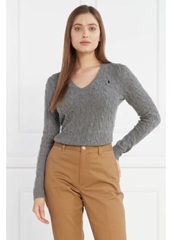POLO RALPH LAUREN Wełniany sweter | Regular Fit | z dodatkiem kaszmiru ze sklepu Gomez Fashion Store w kategorii Swetry damskie - zdjęcie 172843967