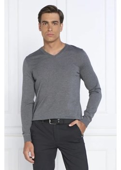 BOSS BLACK Wełniany sweter Melba-P | Slim Fit ze sklepu Gomez Fashion Store w kategorii Swetry męskie - zdjęcie 172844916