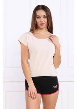 EA7 T-shirt | Regular Fit ze sklepu Gomez Fashion Store w kategorii Bluzki damskie - zdjęcie 172847986