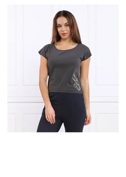 EA7 T-shirt | Regular Fit ze sklepu Gomez Fashion Store w kategorii Bluzki damskie - zdjęcie 172848678