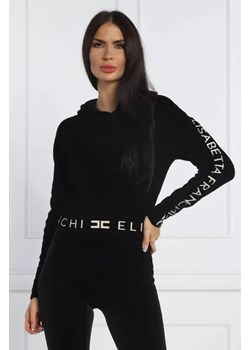 Elisabetta Franchi Bluza | Cropped Fit | z dodatkiem wełny ze sklepu Gomez Fashion Store w kategorii Bluzy damskie - zdjęcie 172849765