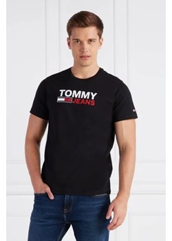 Tommy Jeans T-shirt CORP LOGO | Regular Fit ze sklepu Gomez Fashion Store w kategorii T-shirty męskie - zdjęcie 172850197
