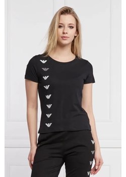 EA7 T-shirt | Regular Fit ze sklepu Gomez Fashion Store w kategorii Bluzki damskie - zdjęcie 172850978