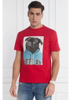 Replay T-shirt | Regular Fit ze sklepu Gomez Fashion Store w kategorii T-shirty męskie - zdjęcie 172851378