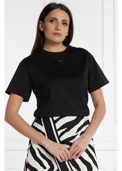 Calvin Klein T-shirt MICRO LOGO | Regular Fit ze sklepu Gomez Fashion Store w kategorii Bluzki damskie - zdjęcie 172852639