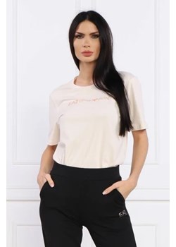 EA7 T-shirt | Regular Fit ze sklepu Gomez Fashion Store w kategorii Bluzki damskie - zdjęcie 172853986