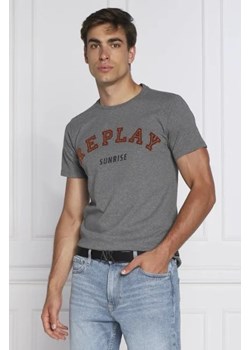 Replay T-shirt | Regular Fit ze sklepu Gomez Fashion Store w kategorii T-shirty męskie - zdjęcie 172854506