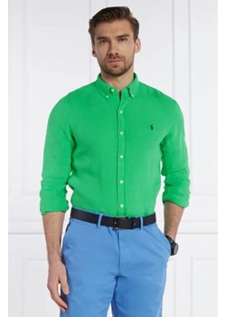 POLO RALPH LAUREN Lniana koszula | Slim Fit ze sklepu Gomez Fashion Store w kategorii Koszule męskie - zdjęcie 172855426