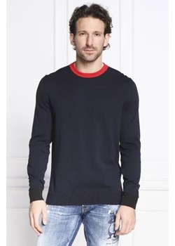 HUGO Sweter Scasius | Regular Fit ze sklepu Gomez Fashion Store w kategorii Swetry męskie - zdjęcie 172857326