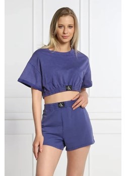 Calvin Klein Swimwear T-shirt | Cropped Fit ze sklepu Gomez Fashion Store w kategorii Bluzki damskie - zdjęcie 172857338