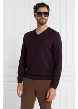 BOSS BLACK Wełniany sweter Melba-P | Slim Fit ze sklepu Gomez Fashion Store w kategorii Swetry męskie - zdjęcie 172857499