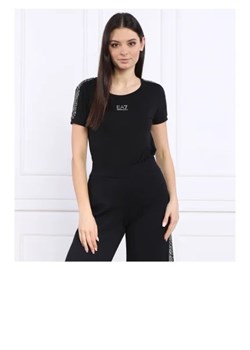 EA7 T-shirt | Regular Fit ze sklepu Gomez Fashion Store w kategorii Bluzki damskie - zdjęcie 172858075