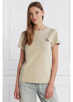 CALVIN KLEIN JEANS T-shirt 2-pack MONOGRAM | Slim Fit ze sklepu Gomez Fashion Store w kategorii Bluzki damskie - zdjęcie 172858716