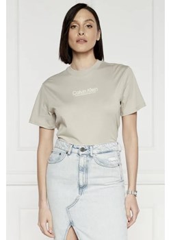 Calvin Klein T-shirt COORDINATES | Regular Fit ze sklepu Gomez Fashion Store w kategorii Bluzki damskie - zdjęcie 172860435