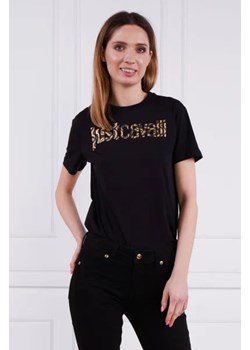 Just Cavalli T-shirt | Regular Fit ze sklepu Gomez Fashion Store w kategorii Bluzki damskie - zdjęcie 172861989