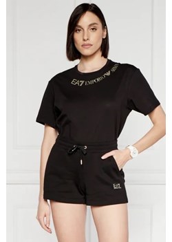 EA7 T-shirt | Regular Fit ze sklepu Gomez Fashion Store w kategorii Bluzki damskie - zdjęcie 172862346