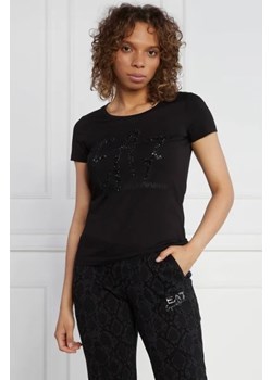 EA7 T-shirt | Regular Fit ze sklepu Gomez Fashion Store w kategorii Bluzki damskie - zdjęcie 172863167