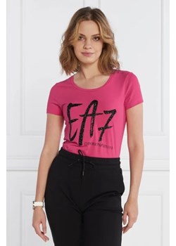 EA7 T-shirt | Regular Fit ze sklepu Gomez Fashion Store w kategorii Bluzki damskie - zdjęcie 172864026