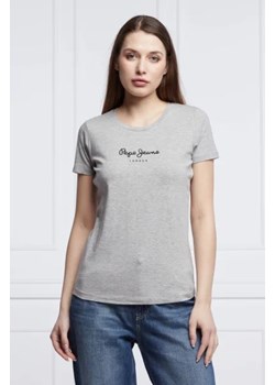Pepe Jeans London T-shirt | Slim Fit ze sklepu Gomez Fashion Store w kategorii Bluzki damskie - zdjęcie 172864146