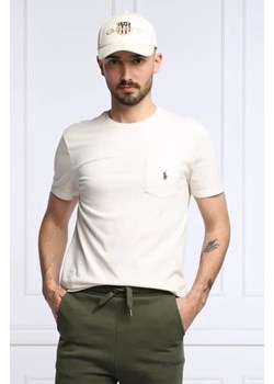 POLO RALPH LAUREN T-shirt | Custom slim fit | z dodatkiem lnu ze sklepu Gomez Fashion Store w kategorii T-shirty męskie - zdjęcie 172864486