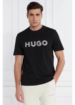 HUGO T-shirt Drochet | Regular Fit ze sklepu Gomez Fashion Store w kategorii T-shirty męskie - zdjęcie 172864516