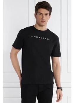 Tommy Jeans T-shirt LINEAR LOGO TEE EXT | Regular Fit ze sklepu Gomez Fashion Store w kategorii T-shirty męskie - zdjęcie 172864798