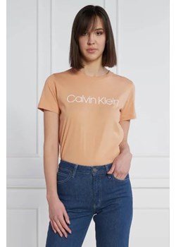 Calvin Klein T-shirt | Regular Fit ze sklepu Gomez Fashion Store w kategorii Bluzki damskie - zdjęcie 172865739