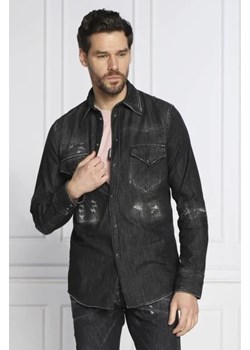 Dsquared2 Koszula | Regular Fit | denim ze sklepu Gomez Fashion Store w kategorii Koszule męskie - zdjęcie 172867789
