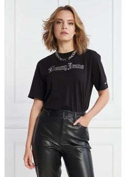 Tommy Jeans T-shirt TJW RLX GRUNGE 2 SS | Relaxed fit ze sklepu Gomez Fashion Store w kategorii Bluzki damskie - zdjęcie 172868809