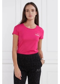 EA7 T-shirt | Slim Fit ze sklepu Gomez Fashion Store w kategorii Bluzki damskie - zdjęcie 172868928