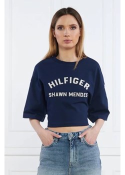 Tommy Hilfiger T-shirt | Cropped Fit ze sklepu Gomez Fashion Store w kategorii Bluzki damskie - zdjęcie 172872096