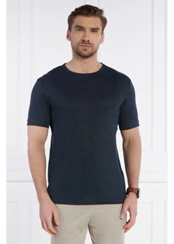 BOSS BLACK Lniany t-shirt Tiburt 456 | Regular Fit ze sklepu Gomez Fashion Store w kategorii T-shirty męskie - zdjęcie 172872335