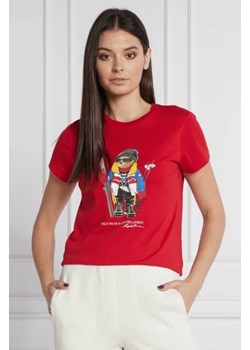 POLO RALPH LAUREN T-shirt | Slim Fit ze sklepu Gomez Fashion Store w kategorii Bluzki damskie - zdjęcie 172872396