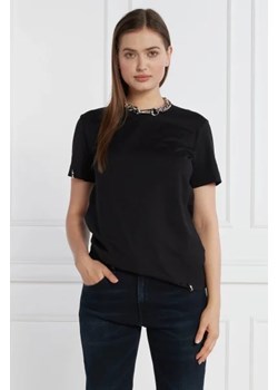 DONDUP - made in Italy T-shirt | Regular Fit ze sklepu Gomez Fashion Store w kategorii Bluzki damskie - zdjęcie 172872537