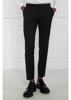 HUGO Wełniane spodnie HestenM204X | Extra slim fit ze sklepu Gomez Fashion Store w kategorii Spodnie męskie - zdjęcie 172872726