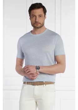 BOSS BLACK Lniany t-shirt Tiburt 456 | Regular Fit ze sklepu Gomez Fashion Store w kategorii T-shirty męskie - zdjęcie 172873115